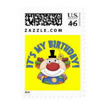 Clown Birthday Stamp
