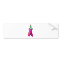 clown bumper sticker
