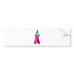 clown bumper sticker