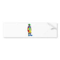 clown bumper sticker