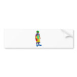 clown bumper sticker