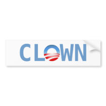Clown Bumper Sticker