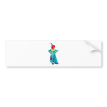 clown bumper sticker