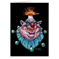 Clown Greeting Card