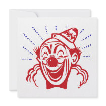 Clown Card invitations by magarmor Clown Card invitations