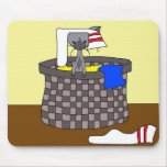 * Clown *Cat in the Laundry (Meet the Mews) Mouse Pad