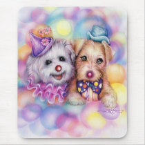 clown dogs mousepads