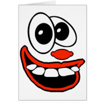 Clown Face cards