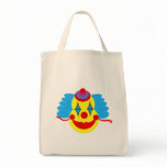 Clown Face Goofy Canvas Bags