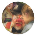 Clown - Face Painting stickers by suburbanscenes Clown - Face Painting stickers