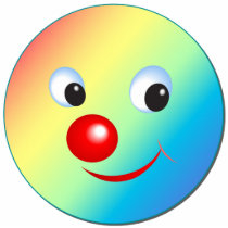 Clown Face photo sculptures