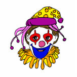 Clown Face Photo Cutout