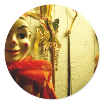 Clown Face Sticker