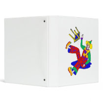 Clown fell off stool binders