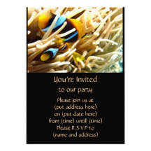 Clown Fish Invitation