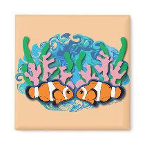Clown Fish magnets by totallypainted Clown Fish magnets