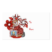 Clown Gift Tag business cards by forbes1954 Clown Gift Tag business cards