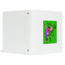 Clown hanging from pants binder