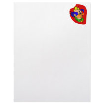 Clown Head Profile Personalized Letterhead