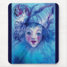 CLOWN IN BLUE MOUSEPAD