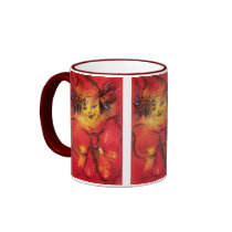 CLOWN IN RED COFFEE MUG