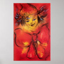 CLOWN IN RED POSTER