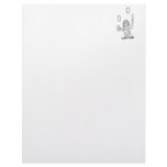 Clown juggling rings letterhead template