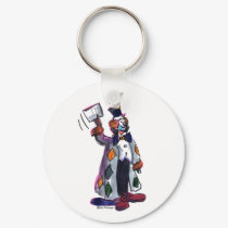 cLoWn keychains by raycasso cLoWn keychains