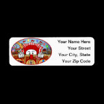 Clown Kilroy Address Label labels
