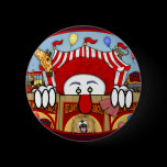 Clown Kilroy Button