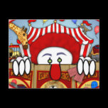 Clown Kilroy Postcard