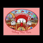 Clown Kilroy Postcard 2