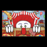 Clown Kilroy Sticker stickers