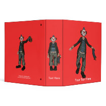 Clown Konzertina Avery Binder by mickeyelvis128 Clown Konzertina Avery Binder