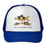 Clown loaches rule! - cool fish cap trucker hat