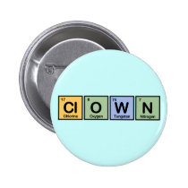 Clown made of Elements buttons