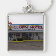 Clown Motel Key Chain