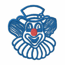 Clown Outline embroidered shirts by ZazzleEmbroidery Clown Outline embroidered shirts