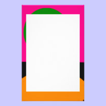 Clown Palooza Border Stationery stationery