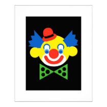 Clown - passepartout posters