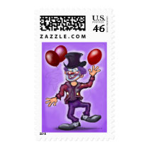 Clown postage by FunGraphix Clown postage