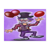 Clown postcards by FunGraphix Clown postcards
