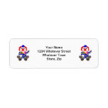 Clown Return Address Label