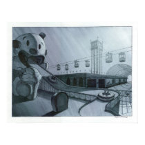 Clown Ride Print