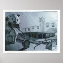 Clown Ride Print