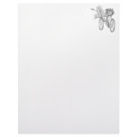 Clown riding bike backwards custom letterhead