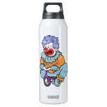 Clown riding insulated water bottle