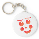 Clown shape face fun design keychains