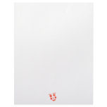 Clown shape face fun design personalized letterhead