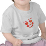Clown shape face fun design t shirts